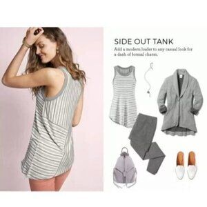 CAbi Side Out Tank Sleeveless Top Style Size Small #5394 Rayon